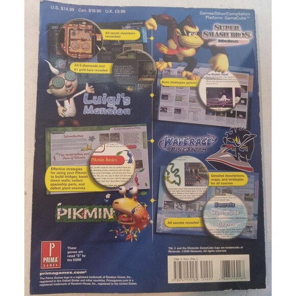 Prima's Official Strategy Guide Luigi's Mansion Melee Blue Storm Pikmin 4 guides - Picture 2 of 7